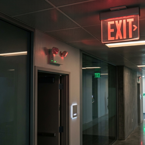 Emergency Exit Sign